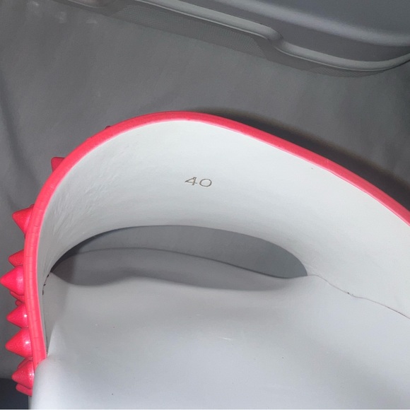 CHRISTIAN LOUBOUTIN Pool Fun Donna slides sandals size 40 - Picture 12 of 14